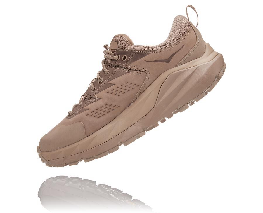 Hoka One One Trail Schoenen Dames - Kaha Laag Gore-Tex - Beige - GY2459081